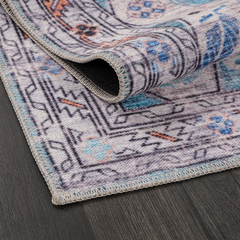 Rugs Depot Ð Kilim Red Medallion Washable Rug Ð Design NL1015