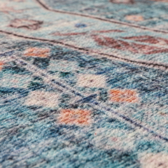 Rugs Depot Ð Kilim Red Medallion Washable Rug Ð Design NL1015