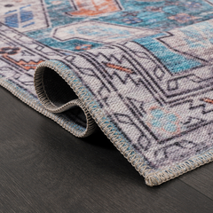 Rugs Depot Ð Kilim Red Medallion Washable Rug Ð Design NL1015