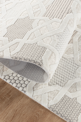 Rugs Depot Cream Modern Boyut BY003 Area Rug – Polypropylene and Polyester, Non‑Shed, Easy‑Clean, Durable | Bedroom, Study, Kids Room, Entryway