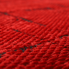 Machine Washable Rug NT201 – RED Soft Chenille