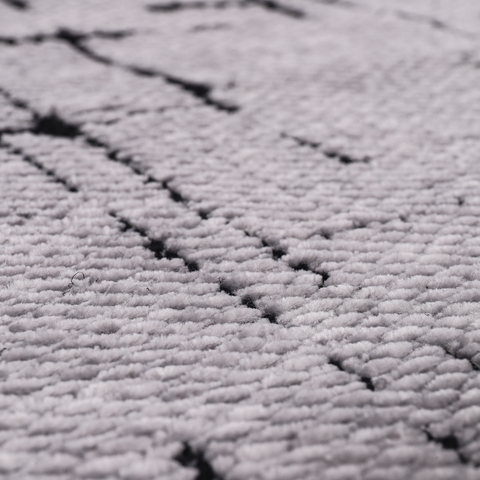 Machine Washable Rug NT201 – GREY Soft Chenille