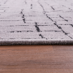 Machine Washable Rug NT201 – GREY Soft Chenille