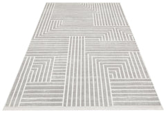 Rugs Depot Grey Modern Cunda CN015 Area Rug – 100% Acrylic, Non‑Shed, Easy‑Clean, Durable | Bedroom, Study, Kids Room, Entryway
