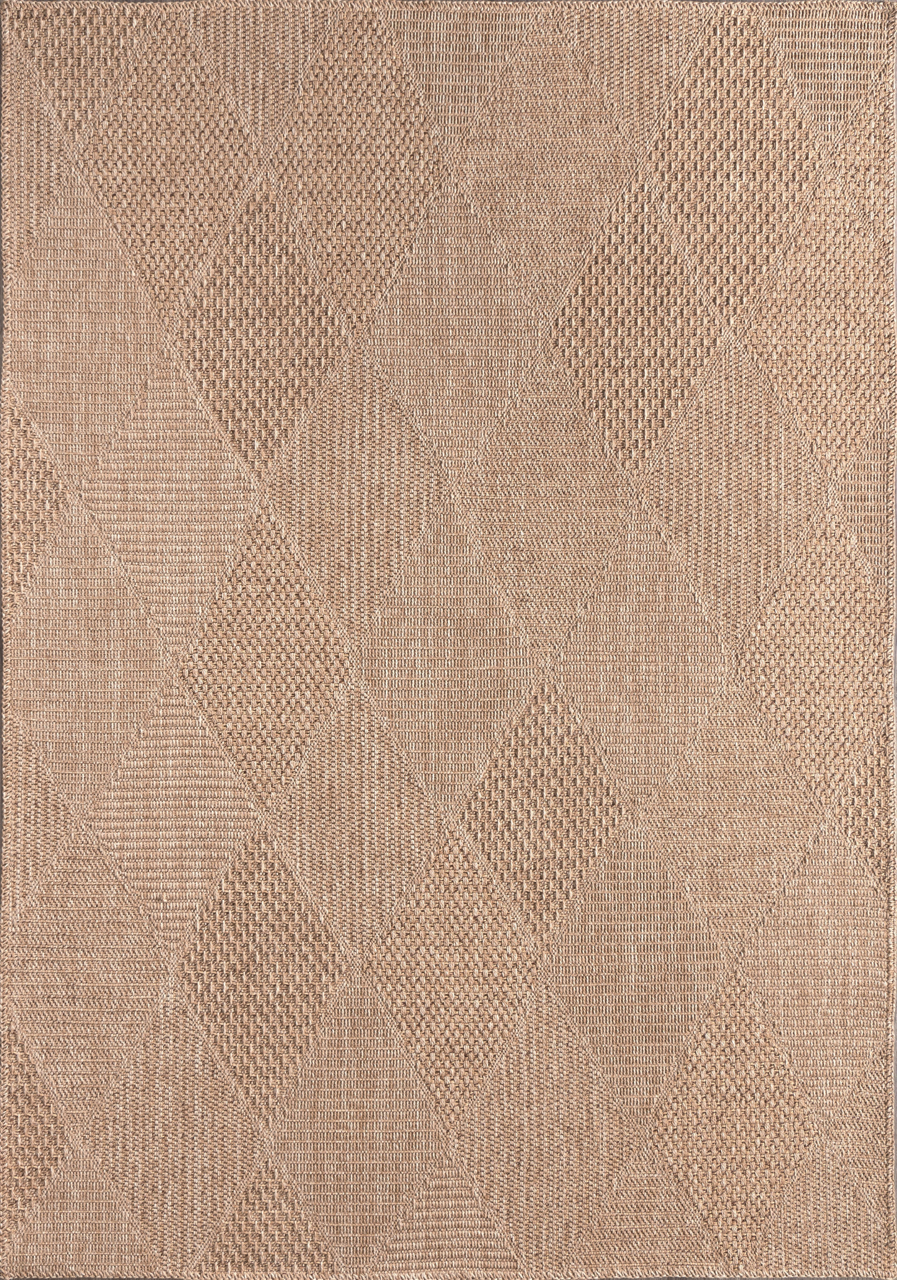 Rugs Depot Brown Kilim Flatweave Doku DH002 Area Rug – Durable Synthetic Fibres, Bedroom, Study, Kids Room, Entryway