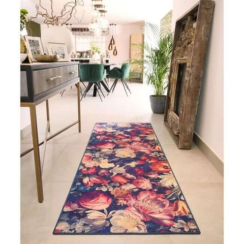 Eco-Washable Dark Flowers Design