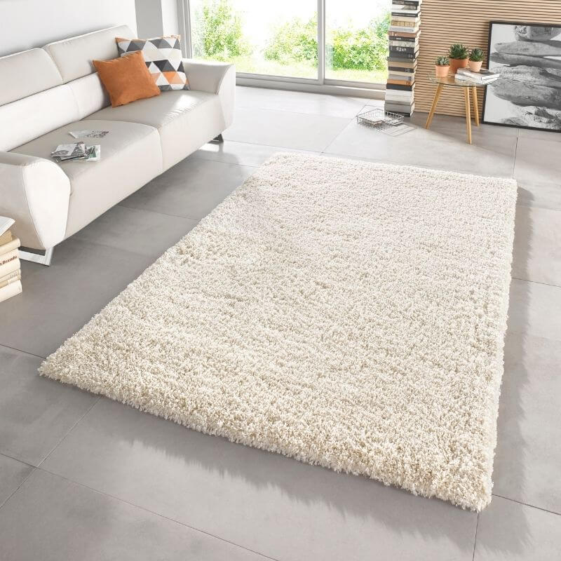 Deep-Pile Rug Venice Cream Color — room photo 6