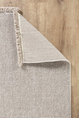 Rugs Depot White Modern Ecoloop EC001 Area Rug – 100% Polyester, Non‑Shed, Easy‑Clean, Durable | Bedroom, Study, Kids Room, Entryway