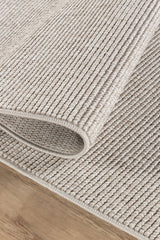 Rugs Depot White Modern Ecoloop EC001 Area Rug – 100% Polyester, Non‑Shed, Easy‑Clean, Durable | Bedroom, Study, Kids Room, Entryway