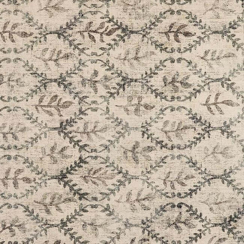 Eco-Washable Cream Rug Botanicals Design
