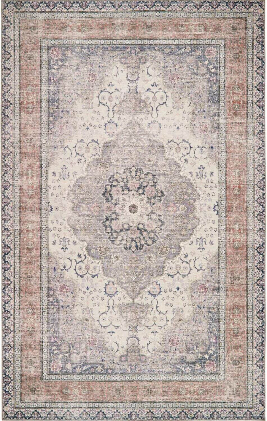 Washable Rug Eterna Medallion Design