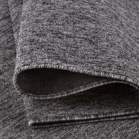 Flex Grey Low Pile Solid Rug
