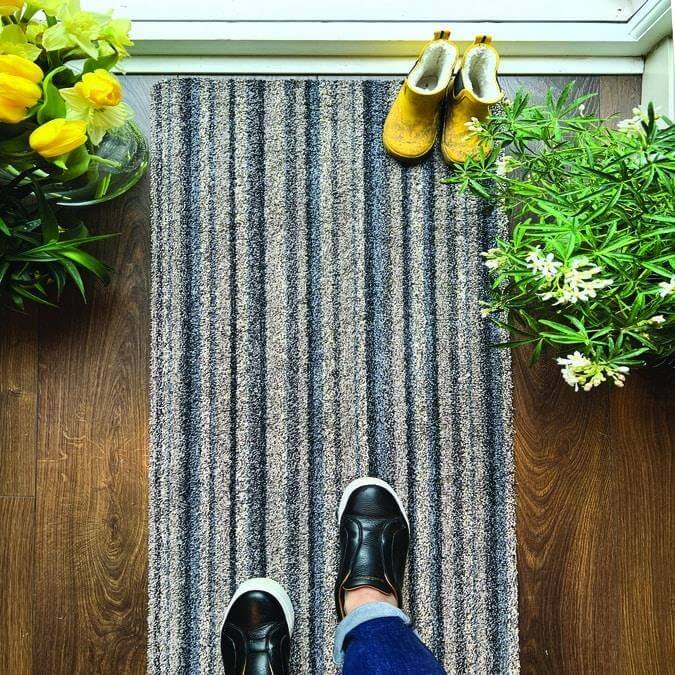 Washable Ribbon Mat in Multicolour — room photo 4