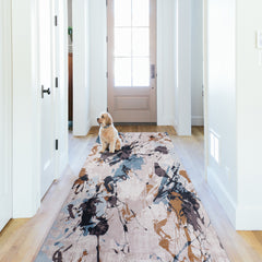 Rugs Depot Bohemian Abstract Splash Washable Rug Design NL1004