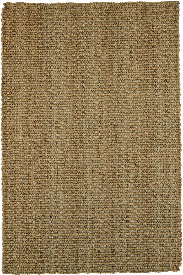 Handmade Natural Jute Rug — top view