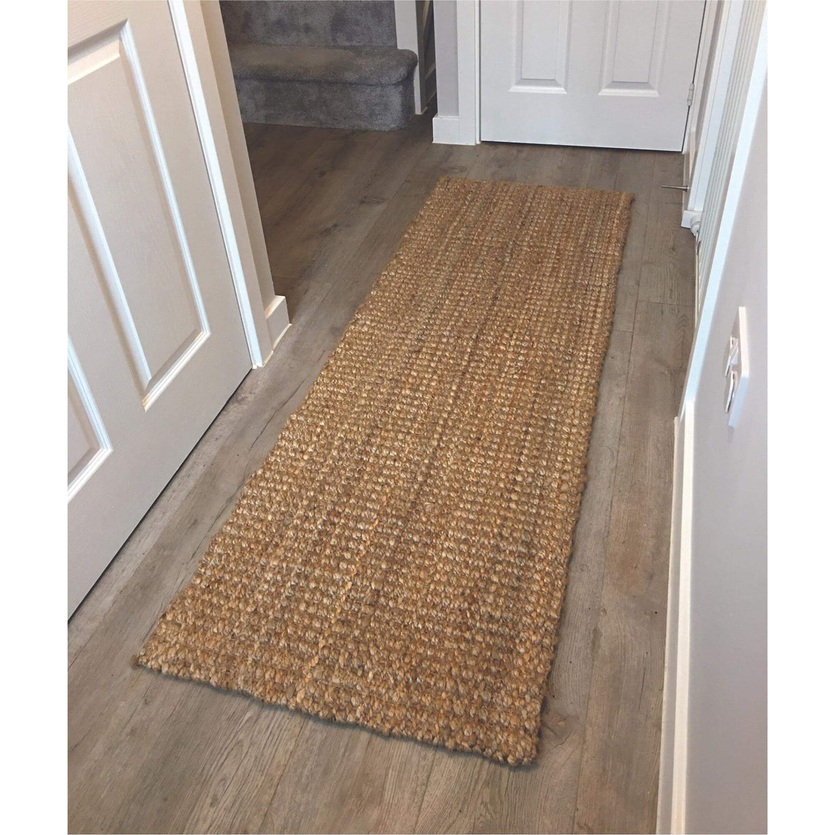 Handmade Natural Jute Rug — room photo 7