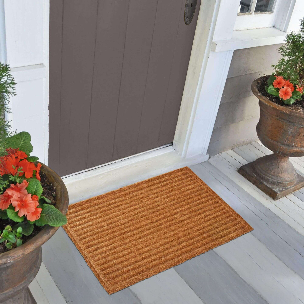 Coir Striped Pressed Mats 40x70 cm | 137 — room photo 2