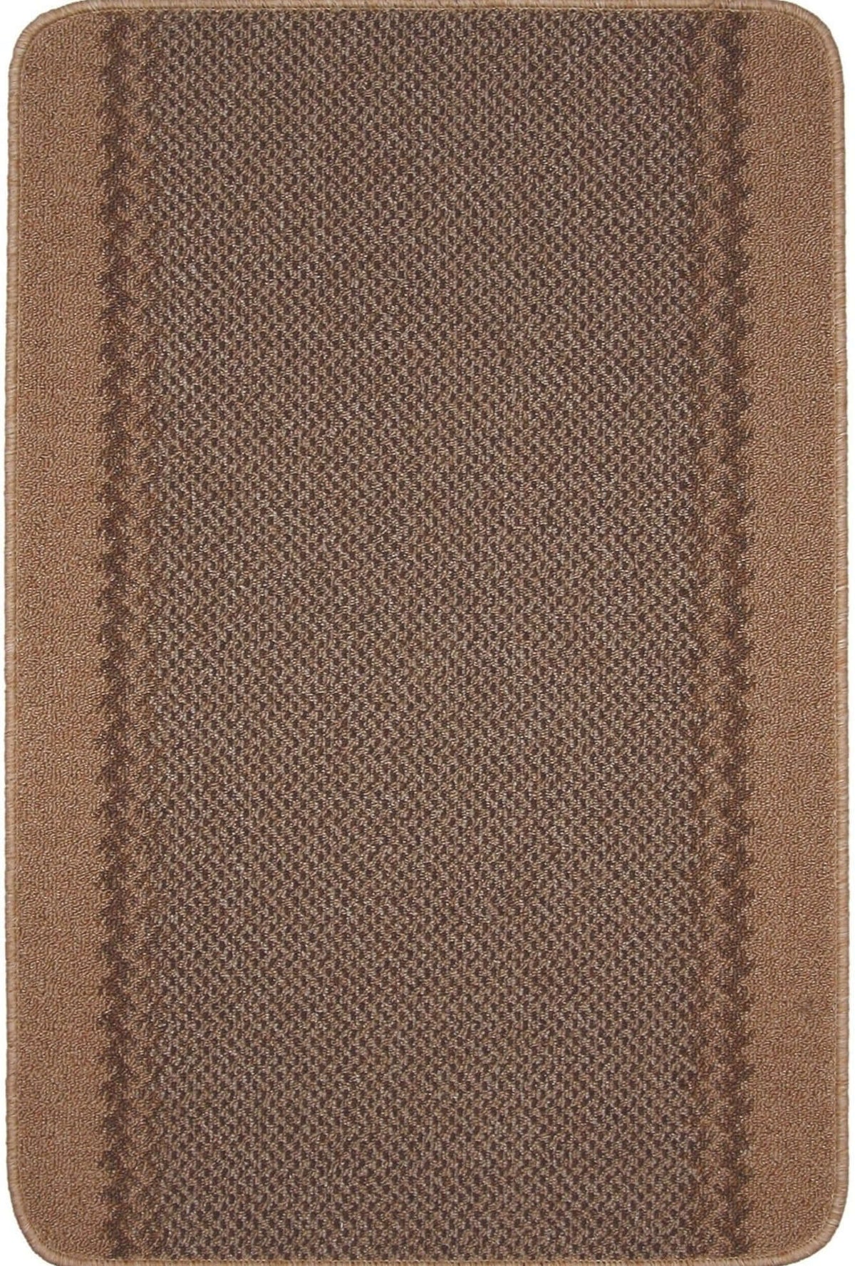 Washable Bordered Beige Rug  | 116B