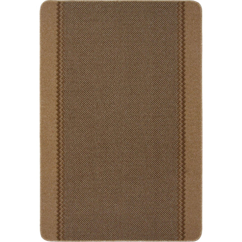 Washable Bordered Beige Rug  | 116B