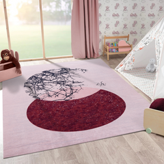 Rugs Depot - Geometric Black & White Patchwork Washable Rug, Design NL1003