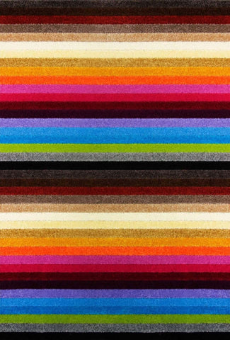 Alya Striped Multicolour Rugs | 117M
