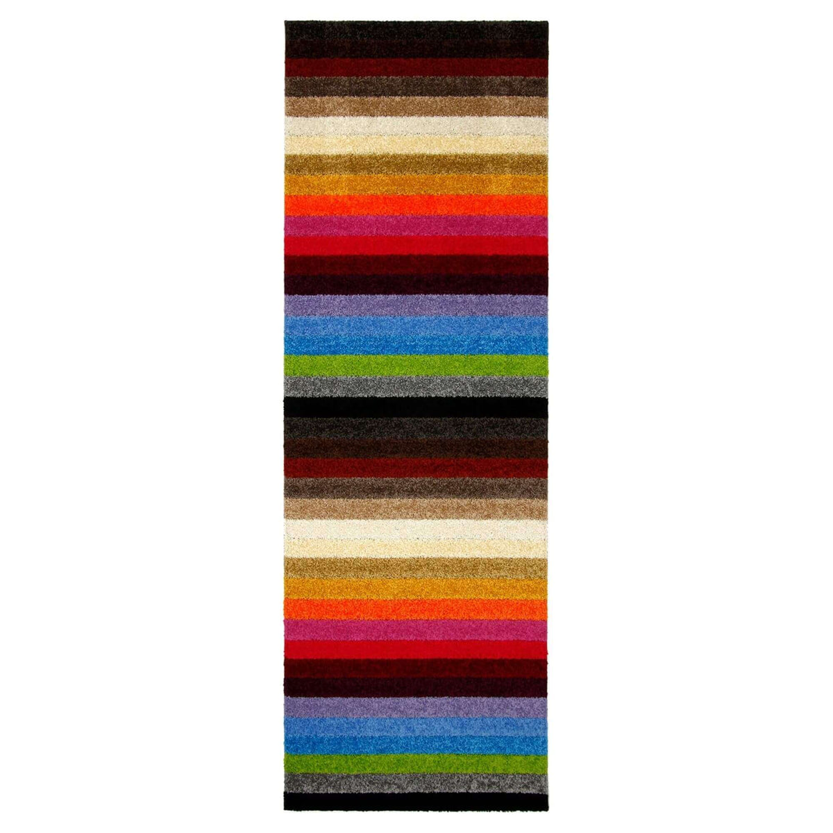 Alya Striped Multicolour Rugs | 117M — room photo 2