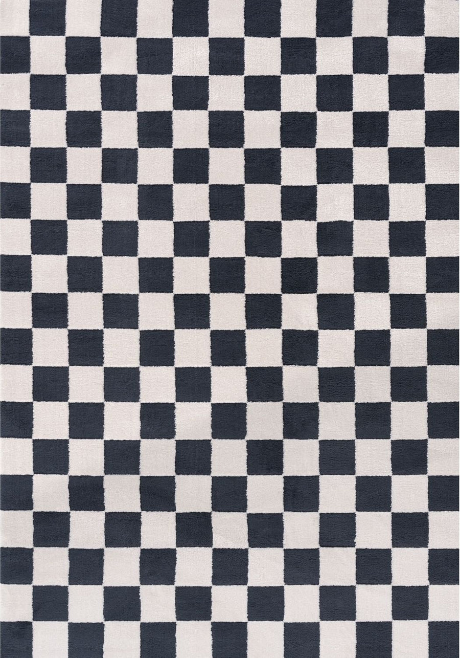 Loft Checkerboard Blue Rug