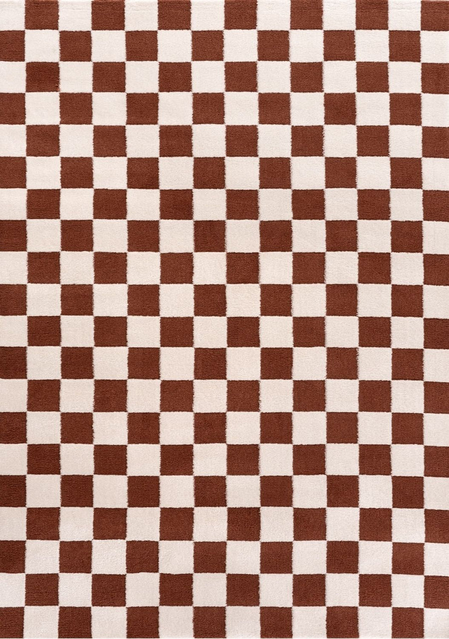 Loft Checkerboard Terra Rug