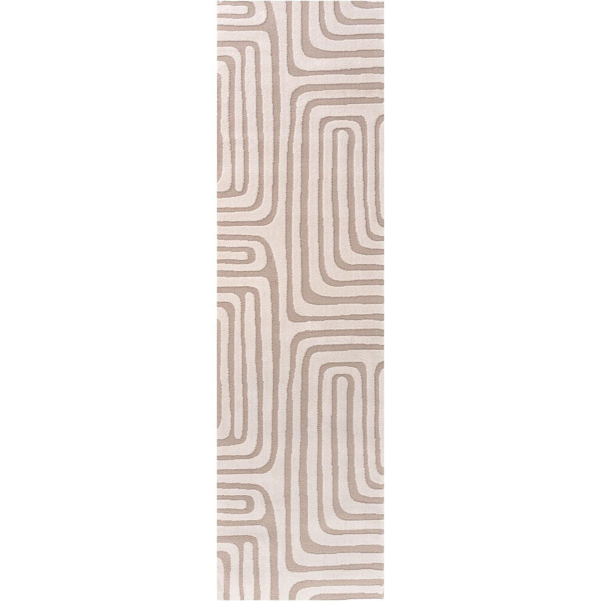 Loft Geometric Beige Rug — room photo 7