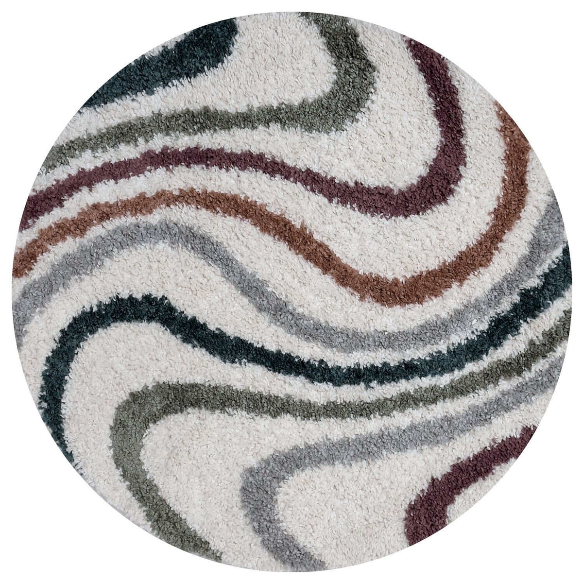 Moodi Shaggy Multicolour Mirage Rug — room photo 10