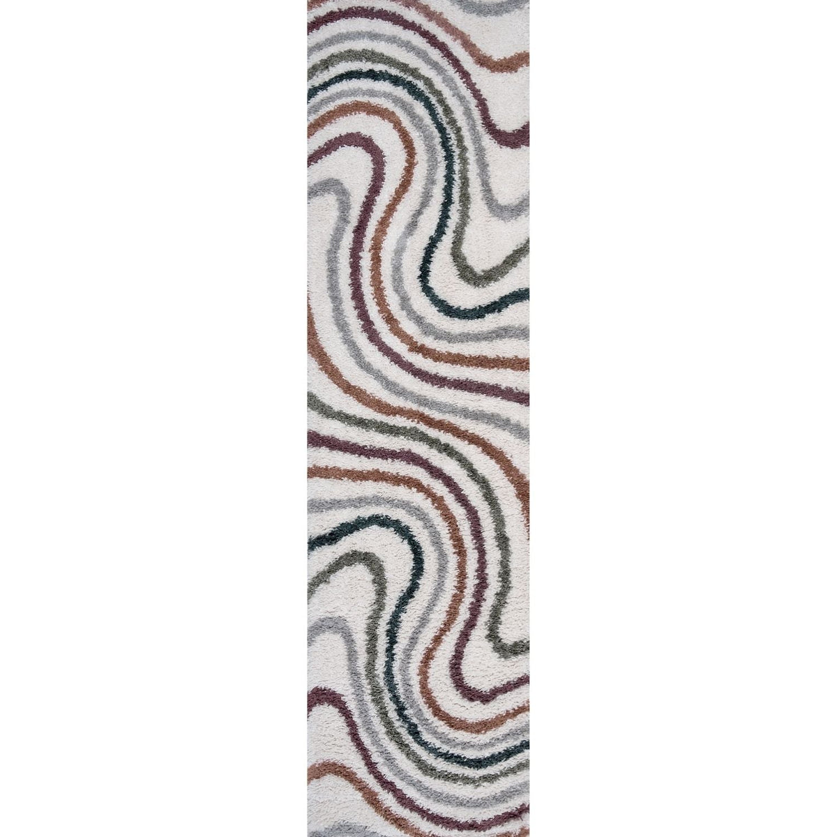 Moodi Shaggy Multicolour Mirage Rug — room photo 9