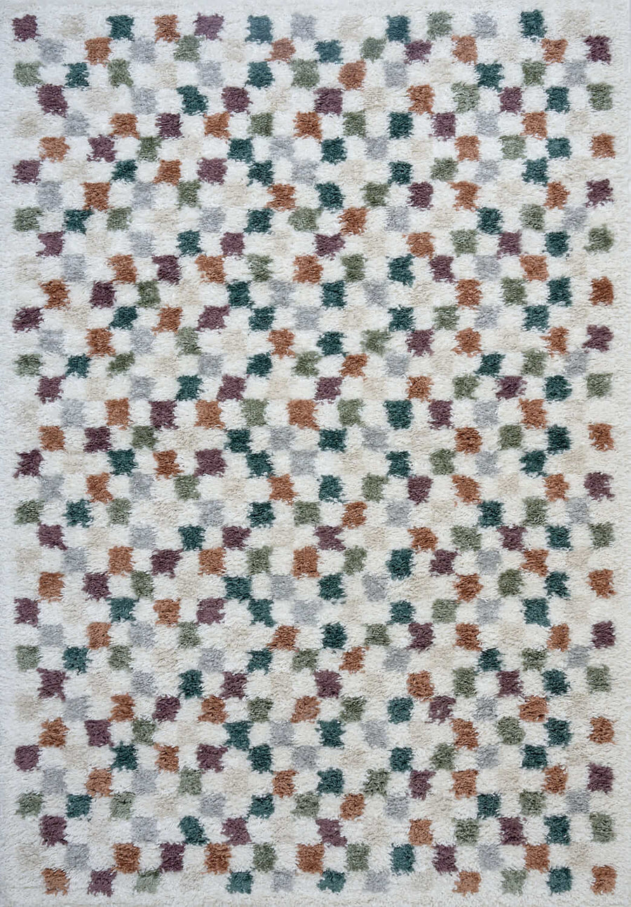 Moodi Shaggy Multicolour Pulseway Rug