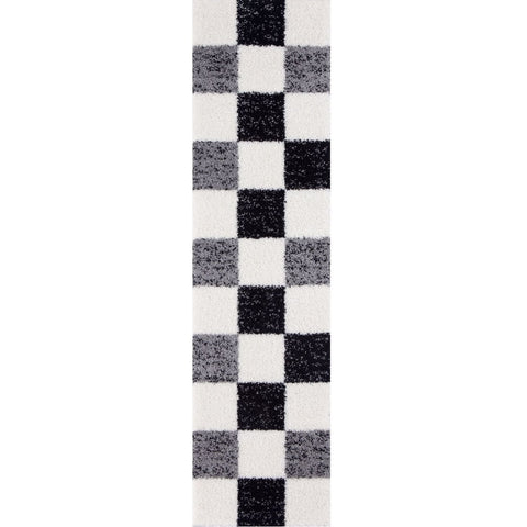 Myshaggy Geometric Grey Rug