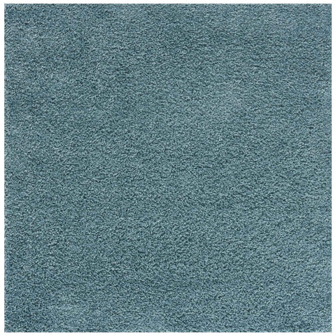 Myshaggy Solid Duck Egg Blue Rug