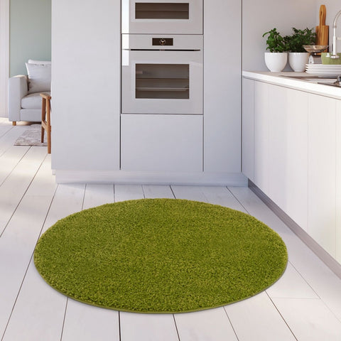 Myshaggy Solid Green Rug
