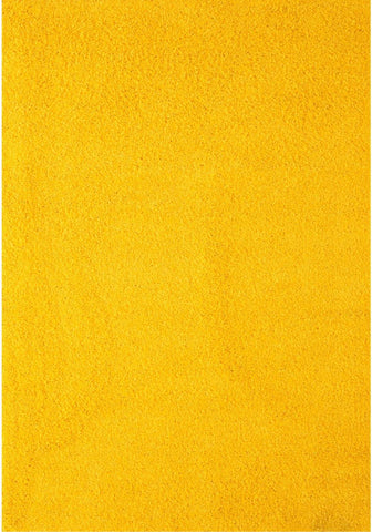 Myshaggy Solid Yellow Rug