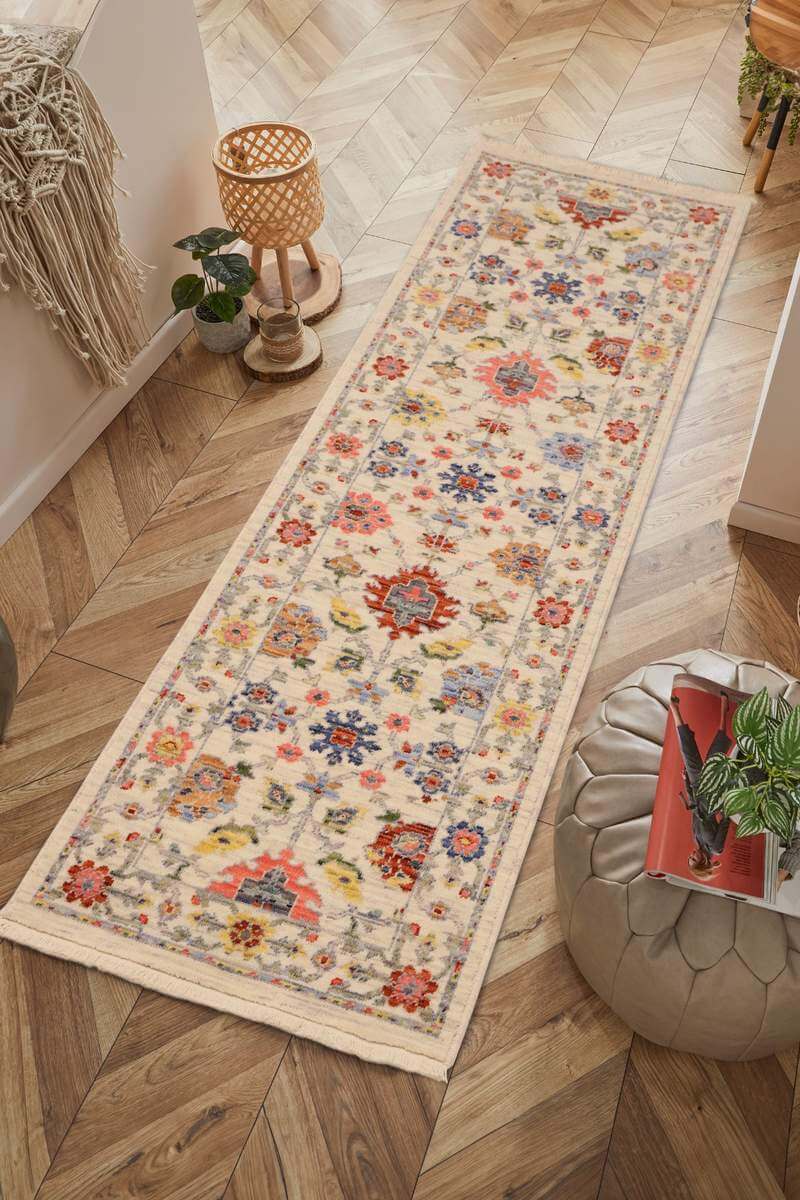 Nomad Floral Persian-Style Rug — room photo 6