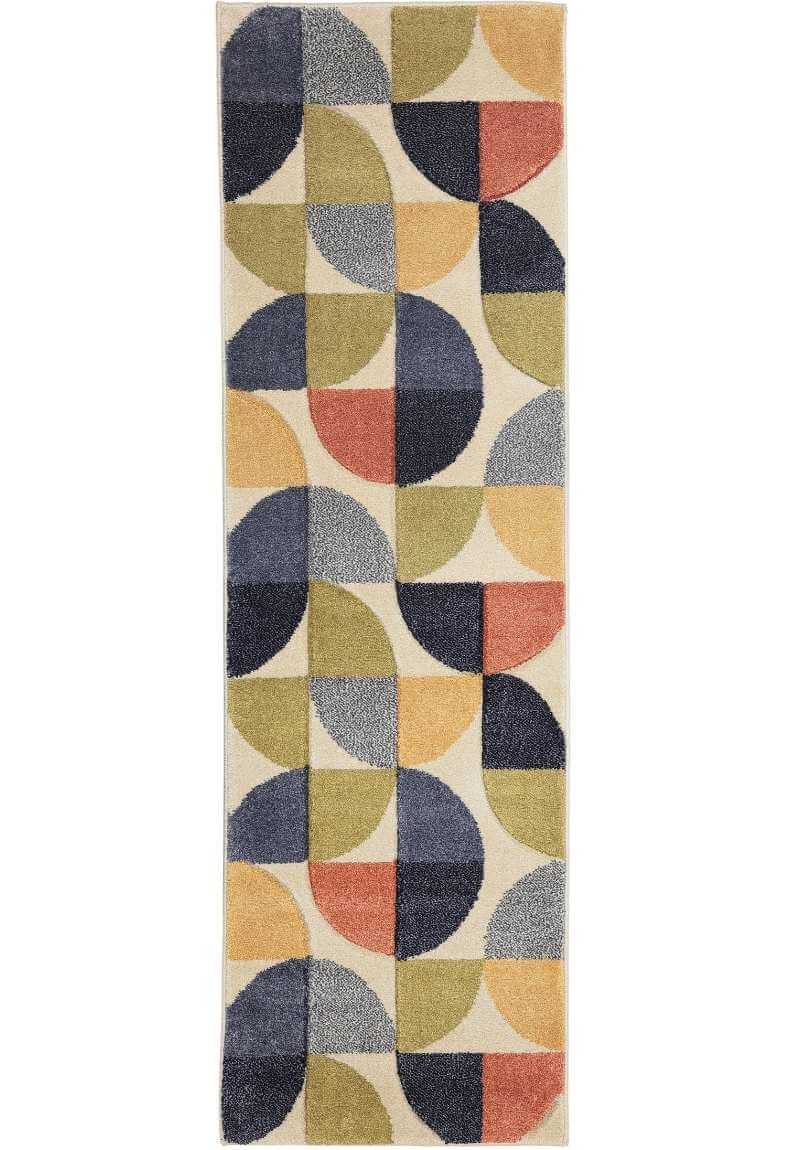 Newport Geometric Rug – Bold Multicolour Design — room photo 5