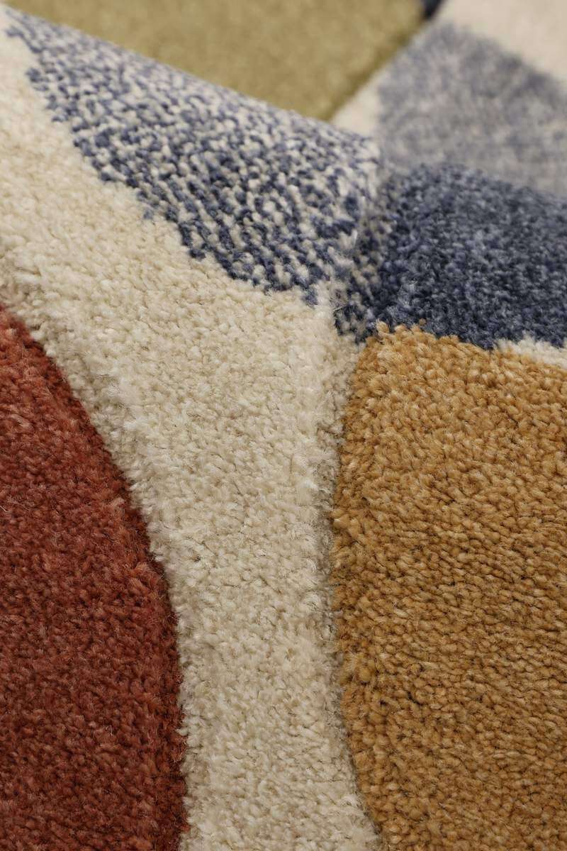 Newport Geometric Rug – Bold Multicolour Design — room photo 2