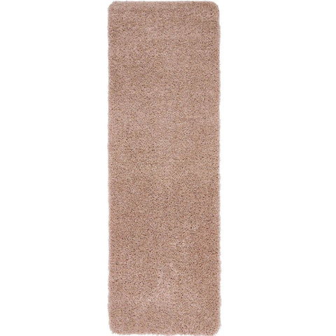 Washable Nude Pink Shaggy Rug