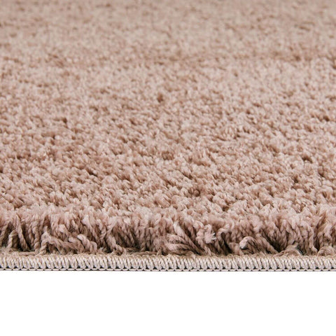 Washable Nude Pink Shaggy Rug