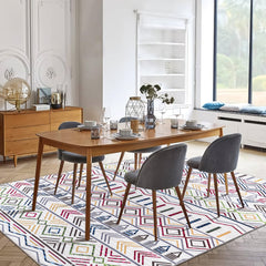 Rugs Depot Kilim Red Medallion Washable Rug Design RW1005