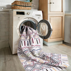 Rugs Depot Kilim Red Medallion Washable Rug Design RW1005