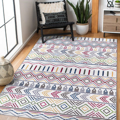 Rugs Depot Kilim Red Medallion Washable Rug Design RW1005