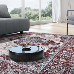 Rugs Depot RW1008 – Machine Washable Persian Medallion Rug | Traditional Oriental Vintage Carpet for Living Room, Bedroom & Dining