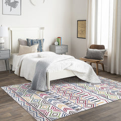 Rugs Depot Kilim Red Medallion Washable Rug Design RW1005