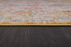 Vintage Area Rug 7656 – Mustard & Rust Bohemian