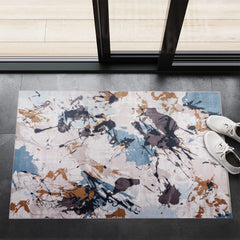 Rugs Depot Bohemian Abstract Splash Washable Rug Design NL1004