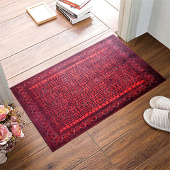 Rugs Depot NH1317 – Machine Washable Bokhara Red Rug | Classic Geometric Oriental Carpet for Living Room & Bedroom