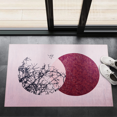 Rugs Depot - Geometric Black & White Patchwork Washable Rug, Design NL1003